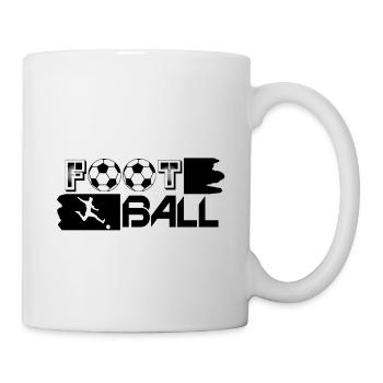 Fußball Jungen - Tasse - Weiß - Rechts