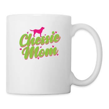 Chessie Maman Chien Chesapeake Bay Retriever - Mug blanc - blanc - Droite