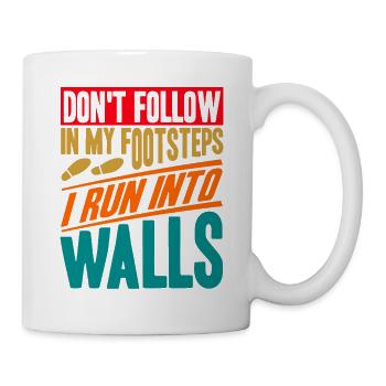 Sarcastic Black Humor Irony Gift - Mug - white - Right