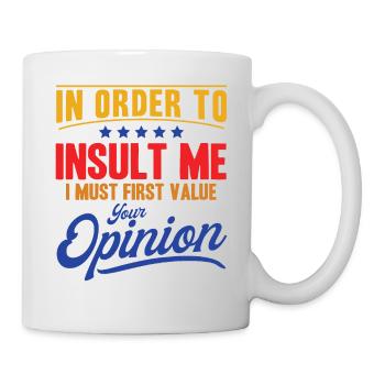 Sarcasm Irony Sarcastic Gift - Mug - white - Right