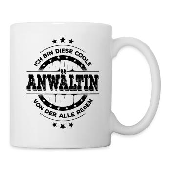 Anwältin Kollegin Geburtstag Jurastudium Geschenk - Tasse - Weiß - Rechts