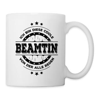 Beamtin Kollegin Geburtstag Verbeamtung Geschenk - Tasse - Weiß - Rechts