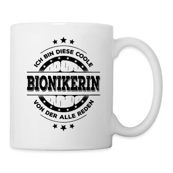 Bionikerin Kollegin Geburtstag Bionik Geschenk - Tasse - Weiß - Rechts