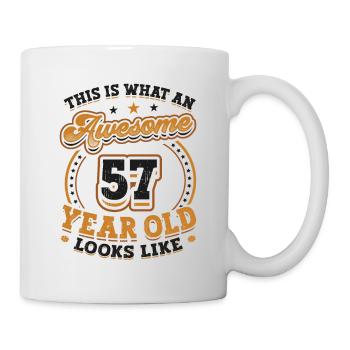 This is what a great 57-year-old looks like. - Mug - white - Right