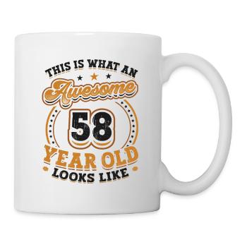 This is what a great 58-year-old looks like. - Mug - white - Right