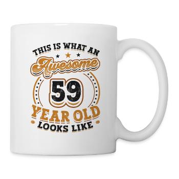 This is what a great 59-year-old looks like. - Mug - white - Right
