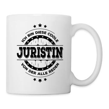 Juristin Kollegin Geburtstag Jurastudium Geschenk - Tasse - Weiß - Rechts