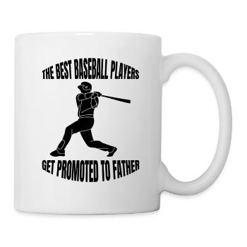 Baseballliebhaber Baseball Vater Baseballspiel Dad - Tasse - Weiß - Rechts