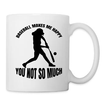 Baseball Baseball Lovers Baseball Game Gift - Mug - white - Right