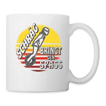 MANN EINRAD SCHRÄG BRINGT DEN SPASS - Tasse - Weiß - Rechts