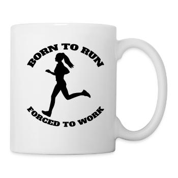 Jogger fit jogging running Course d’entraînement cardio - Mug blanc - blanc - Droite