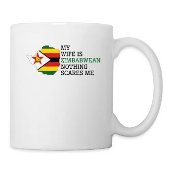 Rien ne me fait peur femme zimbabwéenne - Mug blanc - blanc - Droite
