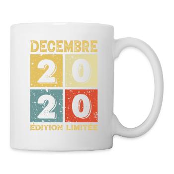 Anniversaire Vintage Idée Cadeau Décembre 2020 - Mug blanc - blanc - Droite