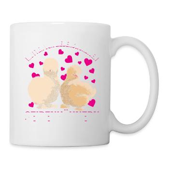 Mutter Von Liebenswürdigen Seidenhühnern - Tasse - Weiß - Rechts