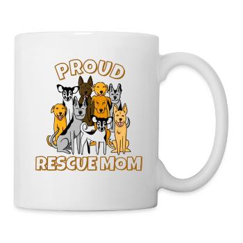 Dog Adoption Mom - Mug - white - Right