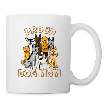 Maman de chien - Mug blanc - blanc - Droite