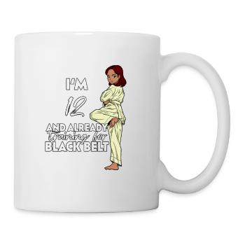 I'm 12 - Girl Karate - Mug - white - Right