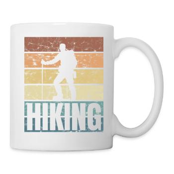 Hiker Mountaineer Mountain Lovers Mountain Range - Mug - white - Right