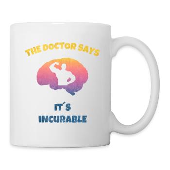 Fitness Bodybuilder - Gym Beast Mode - Incurable - Mug blanc - blanc - Droite