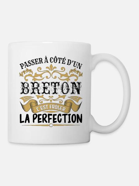 Breton | le Meilleur cadeau Breton - Mug blanc - blanc