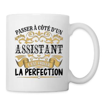 Assistant | le Meilleur cadeau Assistant - Mug blanc - blanc - Droite