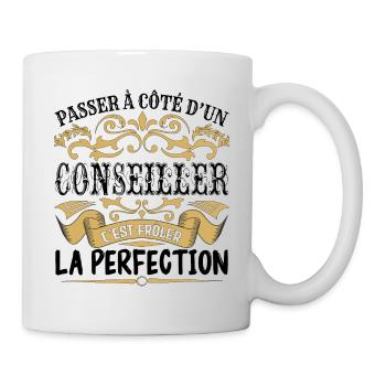 Conseiller | le Meilleur cadeau Conseiller - Mug blanc - blanc - Droite