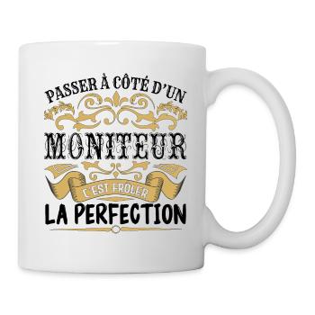 Moniteur | le Meilleur cadeau Moniteur - Mug blanc - blanc - Droite