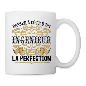 Ingénieur | le Meilleur cadeau Ingénieur - Mug blanc - blanc - Droite