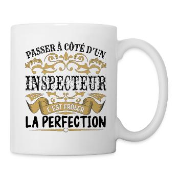 Inspecteur | le Meilleur cadeau Inspecteur - Mug blanc - blanc - Droite