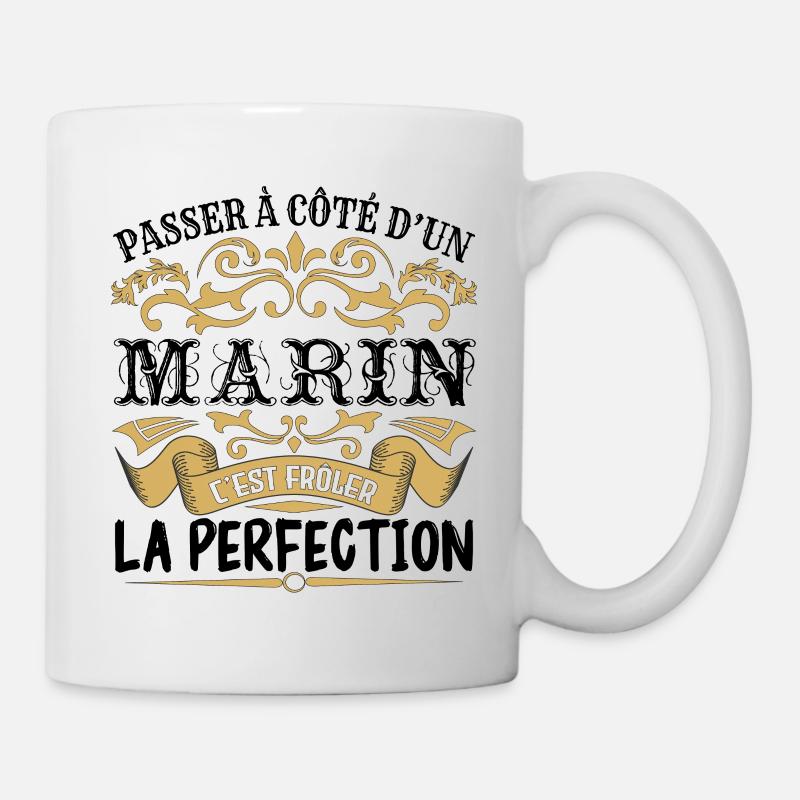 Marin | le Meilleur cadeau Marin - Mug blanc - blanc