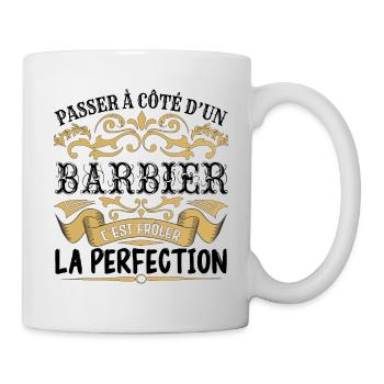 Barbier | le Meilleur cadeau Barbier - Mug blanc - blanc - Droite