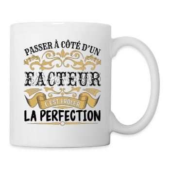 Facteur | le Meilleur cadeau Facteur - Mug blanc - blanc - Droite