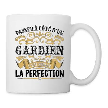 Gardien | le Meilleur cadeau Gardien - Mug blanc - blanc - Droite