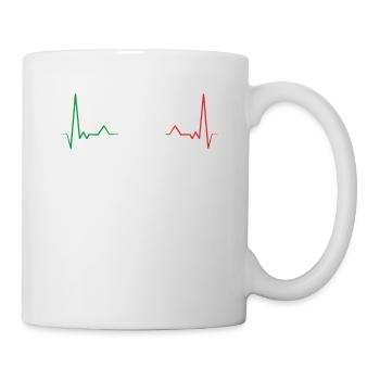 Battement de cœur Cane Corso - Mug blanc - blanc - Droite