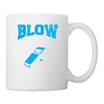 Funny Ref Blow The Whistle Bad Referee Whistle - Tasse - Weiß - Rechts