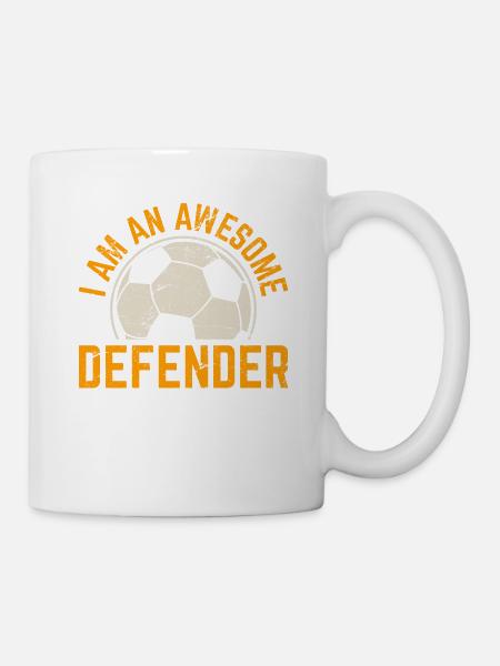 I'm An Awesome Defender Soccer Player Matching Tea - Tasse - Weiß