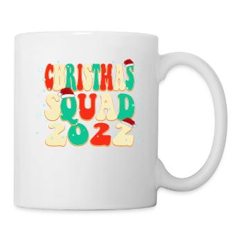 2022 Christmas Squad Family Xmas Pyjamas - Tasse - Weiß - Rechts