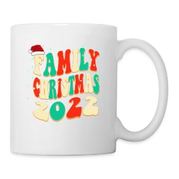 Family Christmas 2022 Vintage Classic Christmas - Mug - white - Right