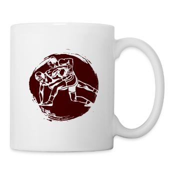 Grappling Martial Arts Wrestling - Tasse - Weiß - Rechts