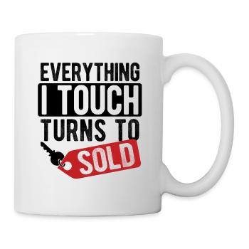 Immobilien-Händler Für Immobilien-Makler - Tasse - Weiß - Rechts