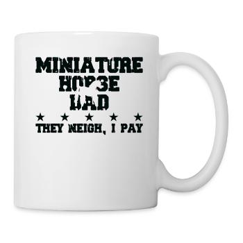Horse father - miniature horse - Mug - white - Right