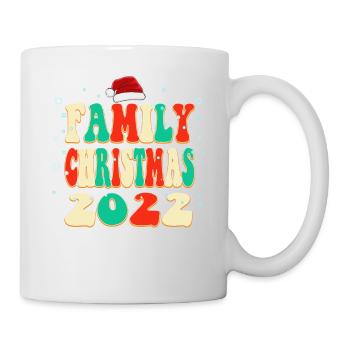 Noël en famille Vintage Classic Noël - Mug blanc - blanc - Droite