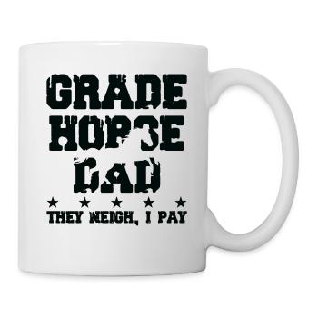 Père du cheval - Grade Horse - Mug blanc - blanc - Droite