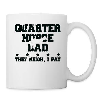 Père Cheval - Quarter Horse - Mug blanc - blanc - Droite