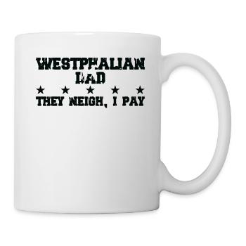Pferdedad - Westfalian - Mug blanc - blanc - Droite