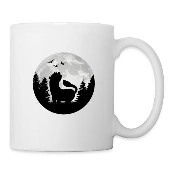 Ferret Moon Ferret Weasel - Mug blanc - blanc - Droite
