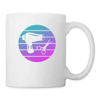 Retro Esthéticien Cosmétologie - Mug blanc - blanc - Droite