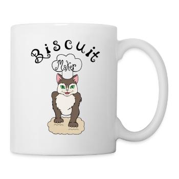 Cat Making Biscuits Maker Cat - Mug - white - Right