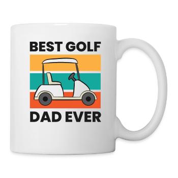 Best Golf Dad Ever Papa Father Funny Golfing - Mug - white - Right