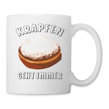 KRAPFEN GEHT IMMER - Tasse - Weiß - Rechts